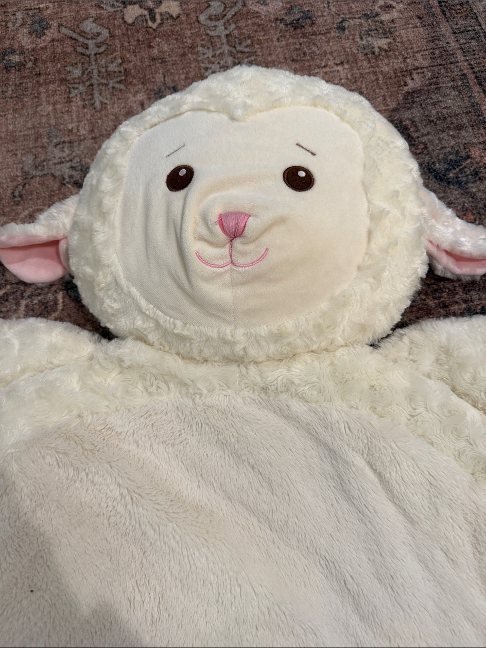 Plush Lamb Play Mat - Cream Kids Accessory
